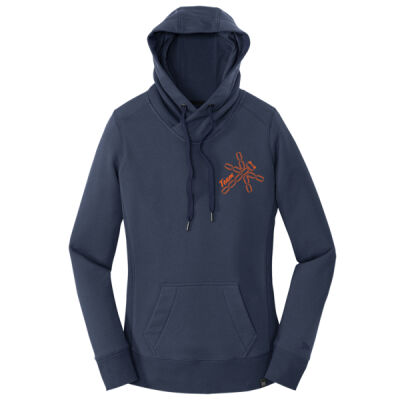 Orange Team Dragonfly - Ladies French Terry Pullover Hoodie Thumbnail