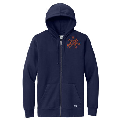 Orange Team Dragonfly - Comeback Fleece Full Zip Hoodie Thumbnail