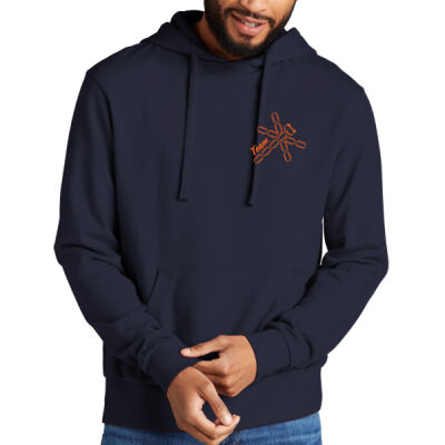 Orange Team Dragonfly - Unisex Organic French Terry Pullover Hoodie Thumbnail