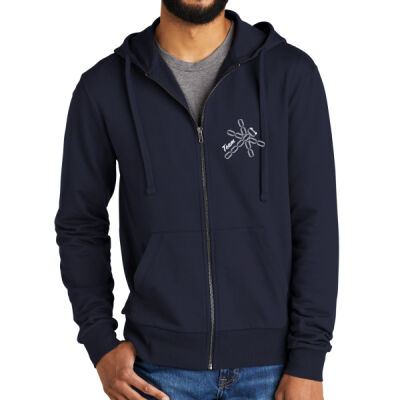 Team Dragonfly - Unisex Organic French Terry Full Zip Hoodie Thumbnail